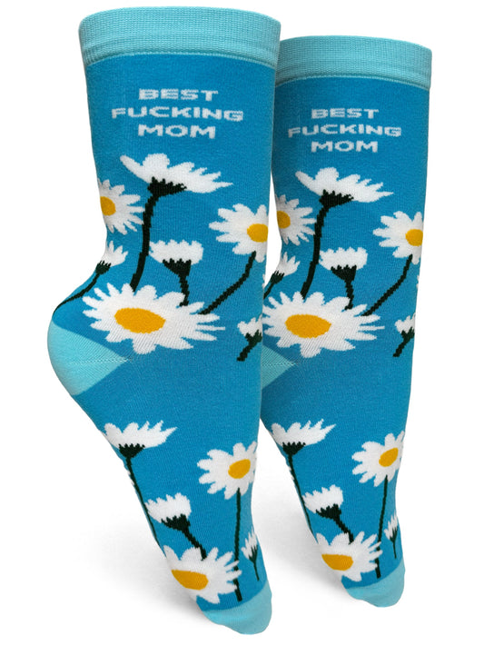 Best Fucking Mom Womens Crew Socks