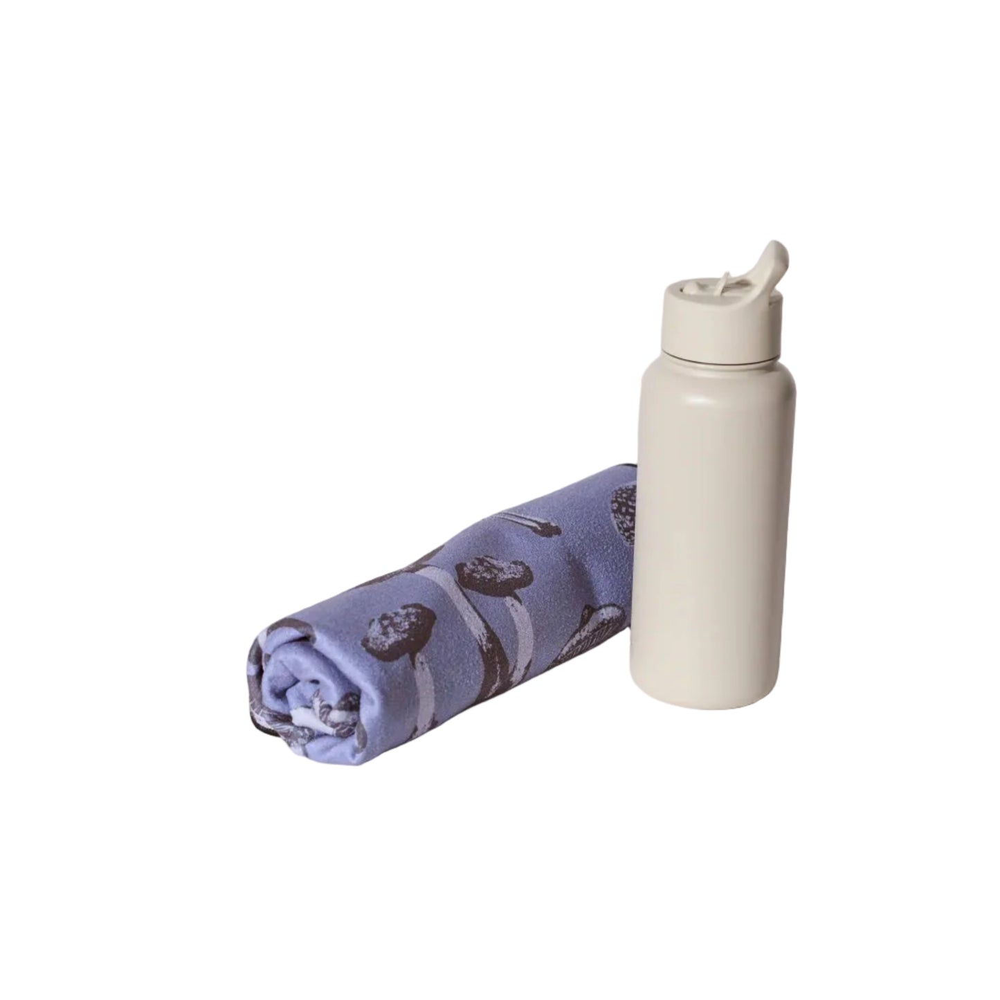Moody Autumn Mushrooms Yoga Towel - Geometry