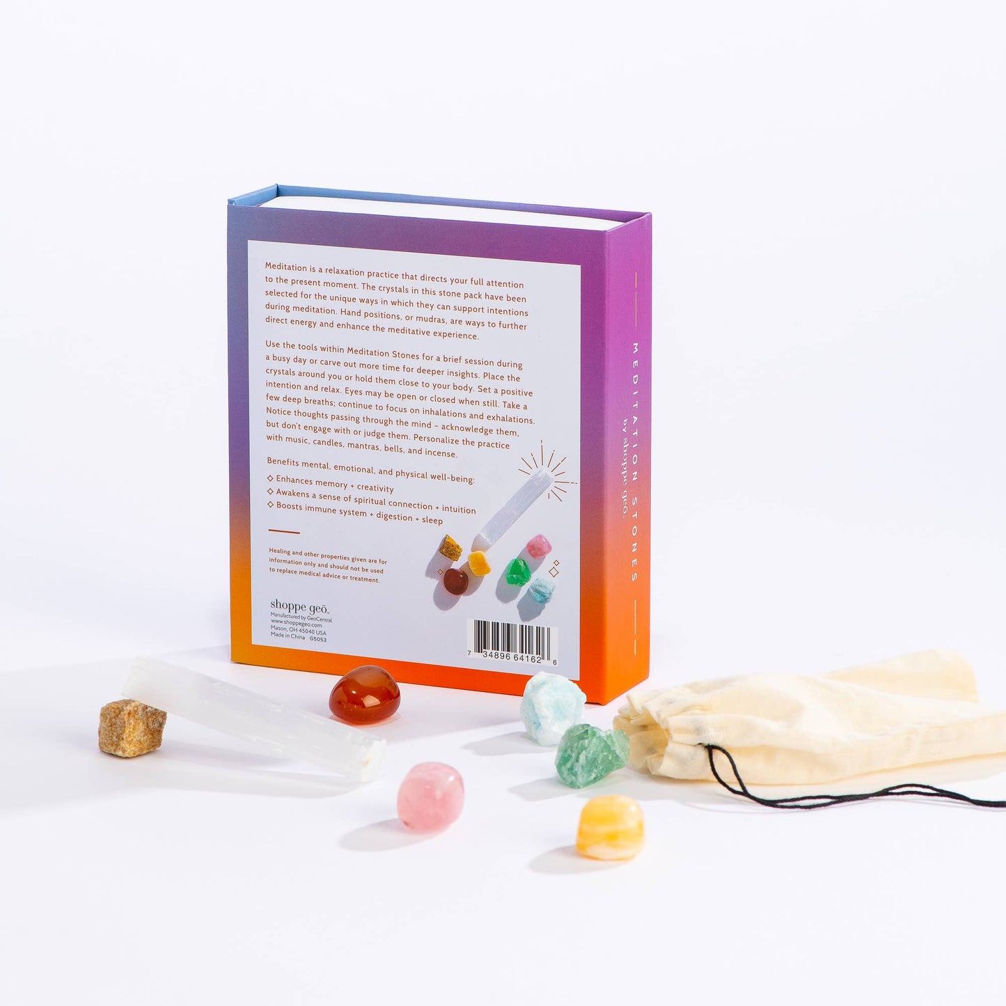 Meditation Stones Boxed Crystal Collection