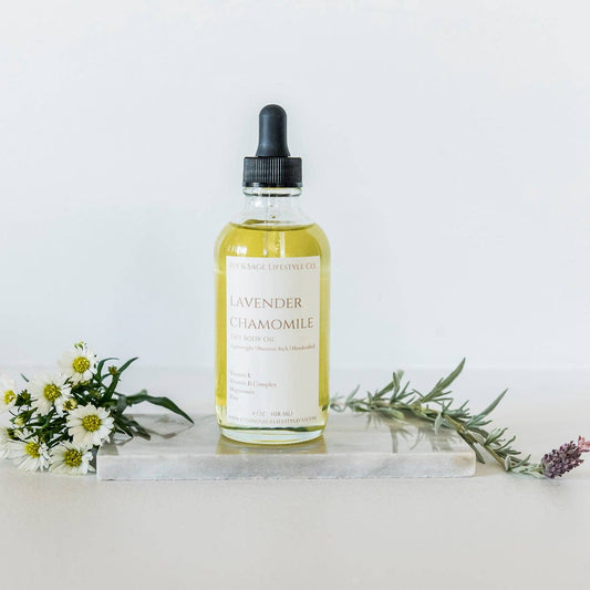 Lavender & Chamomile Body Oil - Ivy & Sage