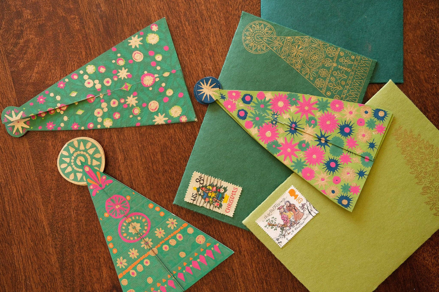 Patterned Tree Greeting Card - East End Press