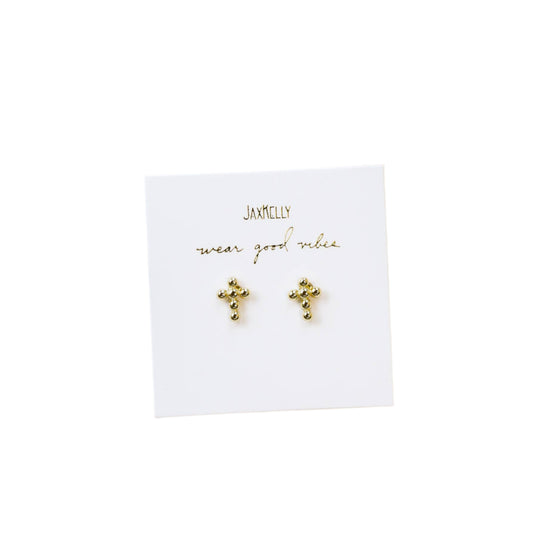 Cross Stud Earrings