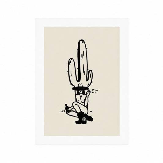 “Desert Cowgirl” Art Print - Tumbleweed Design Studios