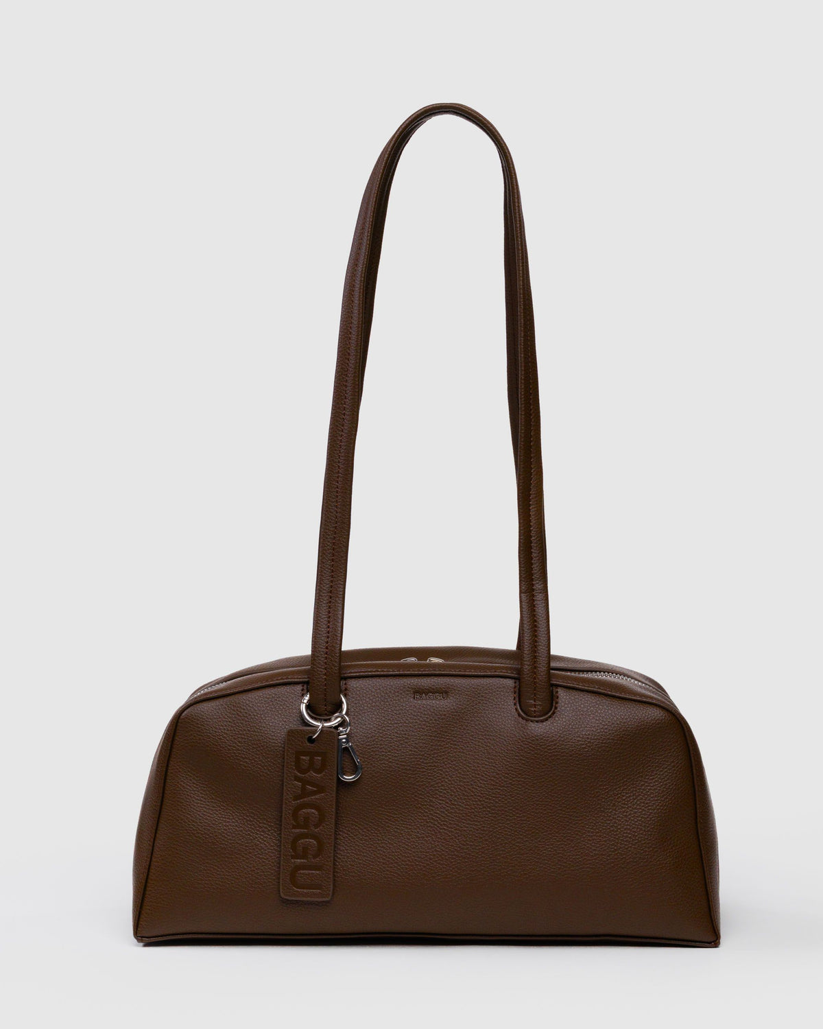 Recycled Leather Bowler Bag - Baggu