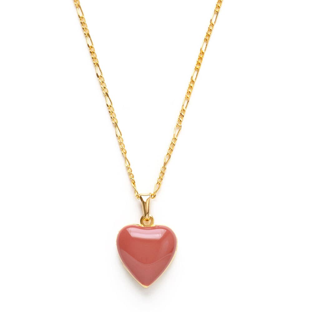 Amano Studio - Small Heart Enamel Locket