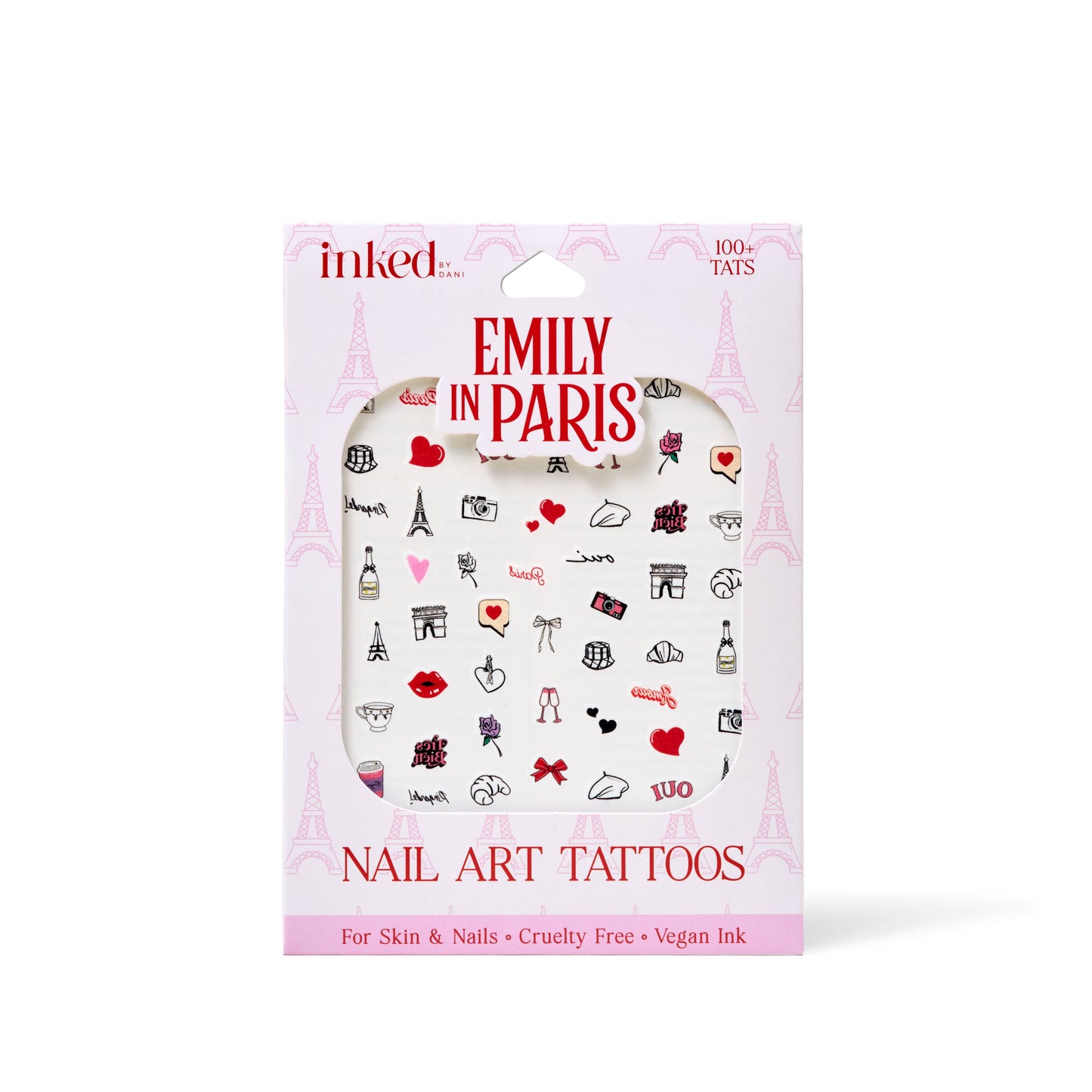 Emily in Paris: Amour Nail Art - INKED by Dani