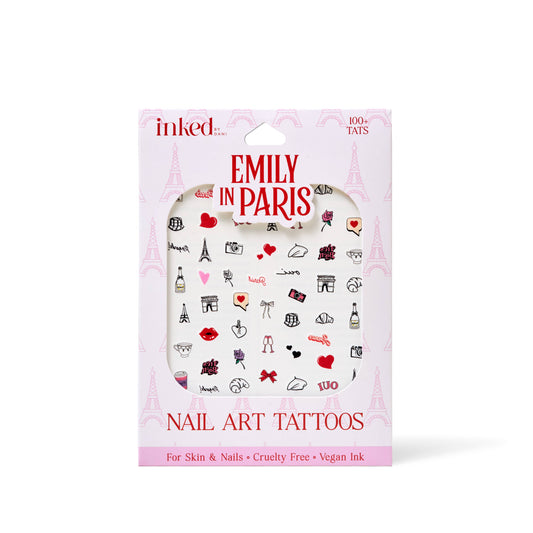 Emily in Paris: Amour Nail Art - INKED by Dani