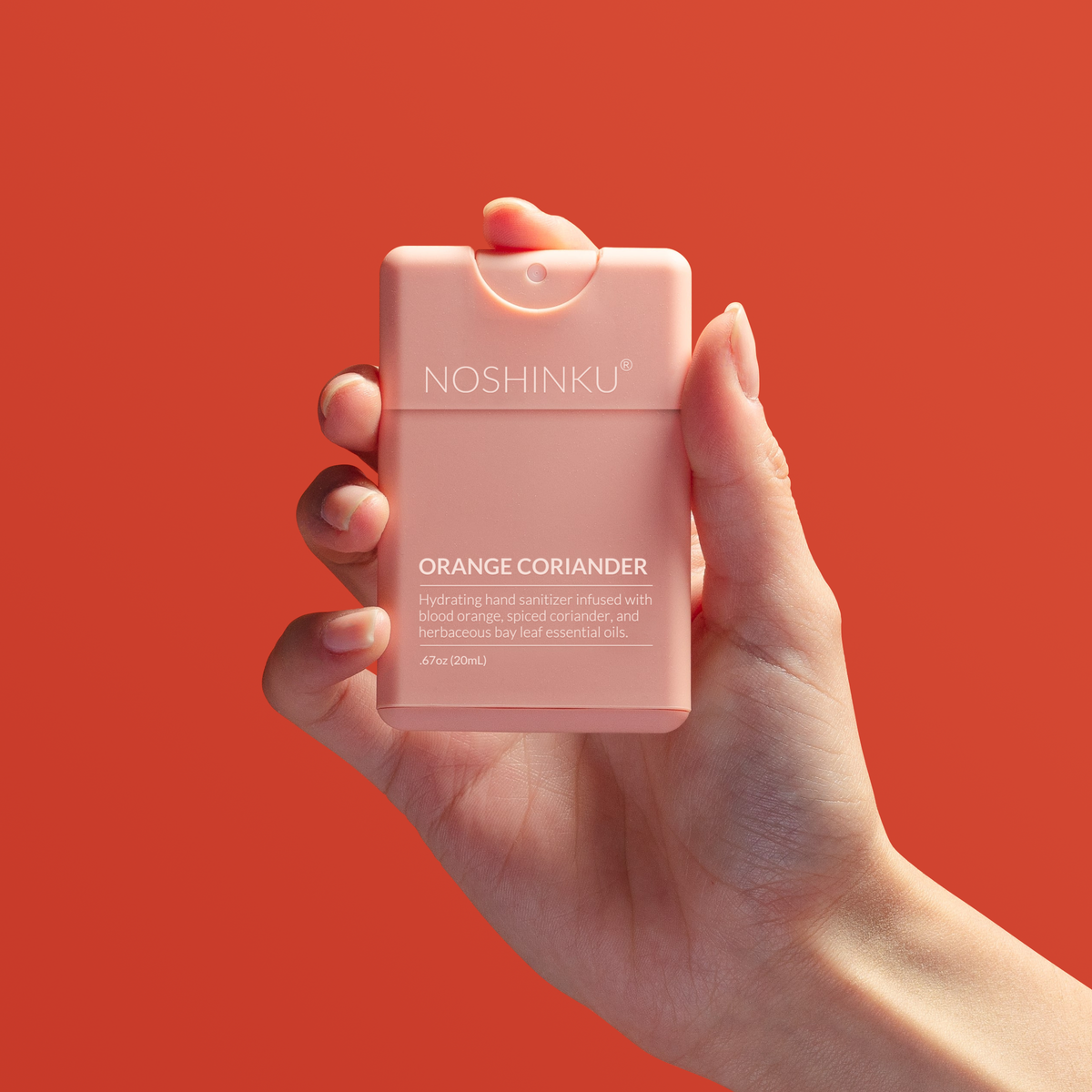 Refillable Orange Coriander Moisturizing Hand Sanitizer - Noshinku