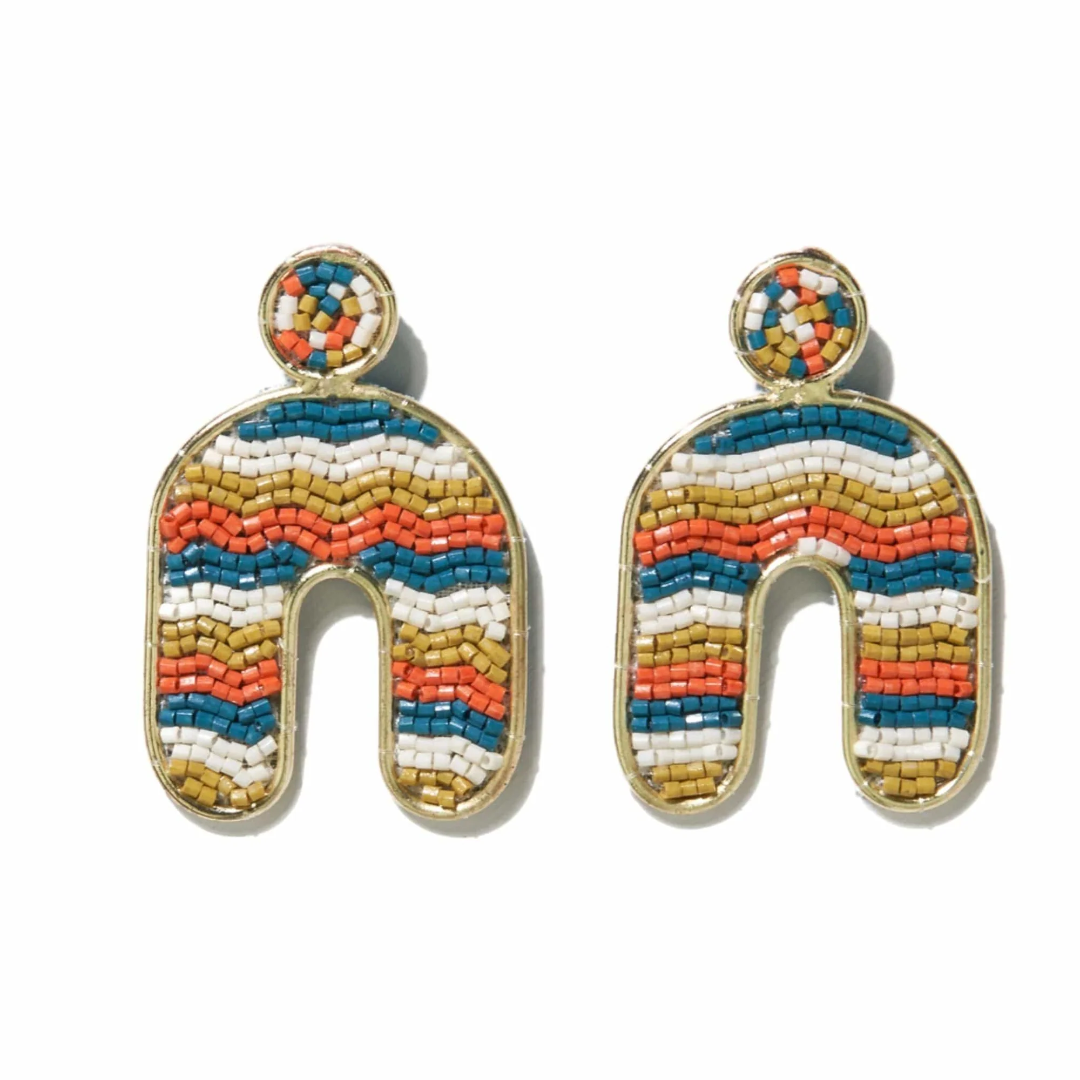 Matilda Horizontal Striped Earrings