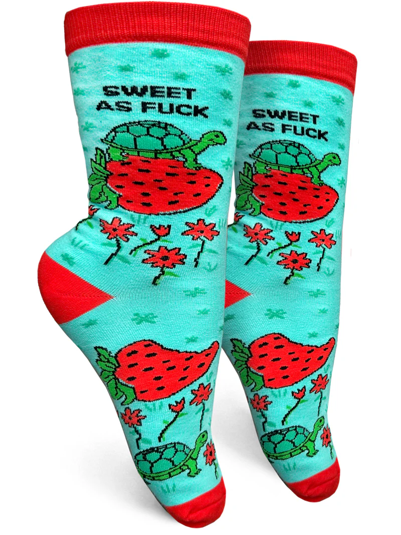 Sweet As Fuck Women’s Crew Socks