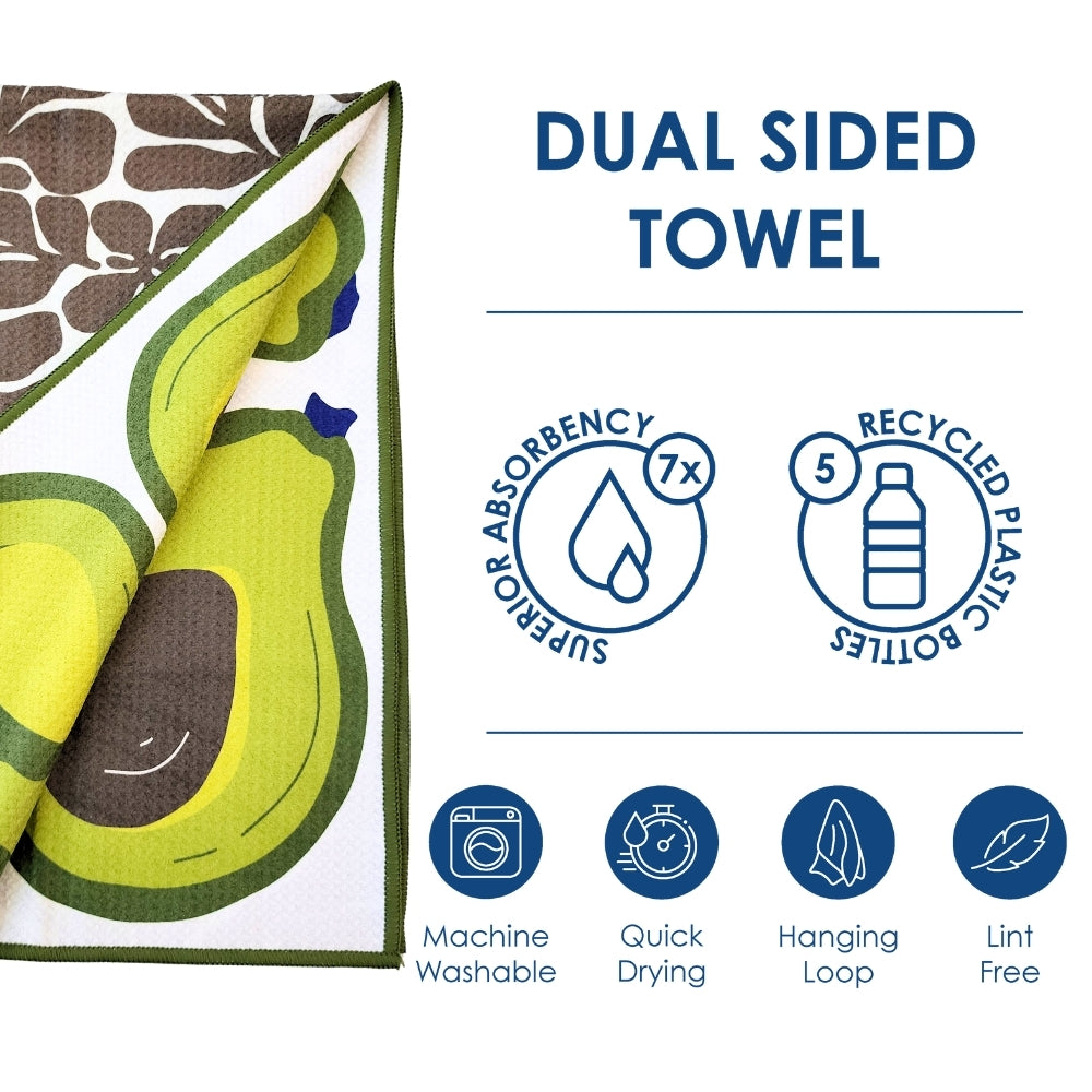 Avocado | Microfiber Kitchen Dish Towel