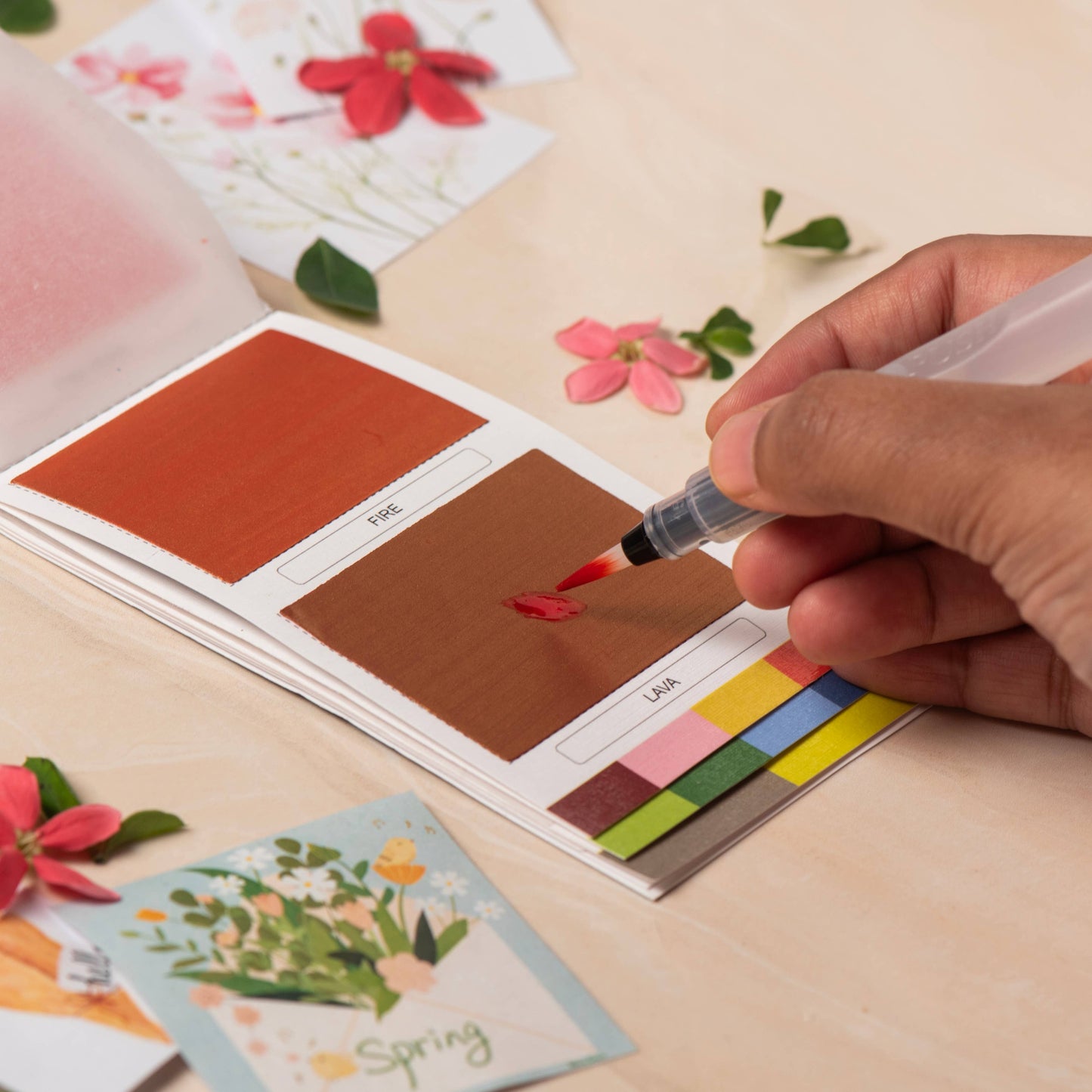 Metallics Colorsheets- 10 Handmade Watercolors