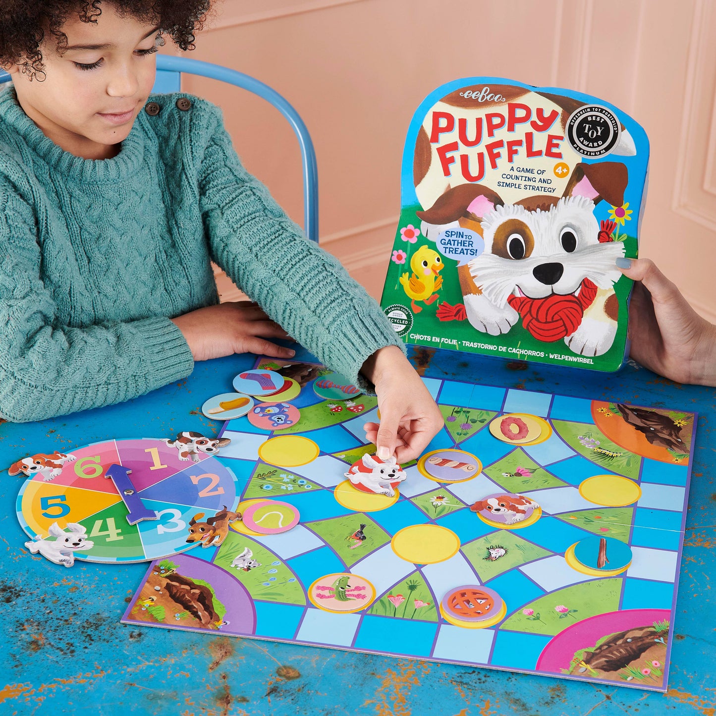 Puppy Fuffle Shaped Board Game - eeBoo