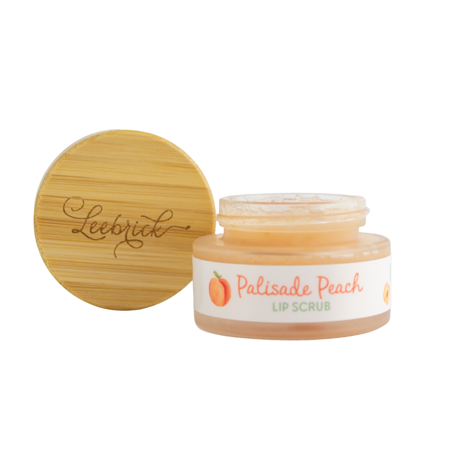 Peach Lip Scrub - Made with real peaches - Eco friendly