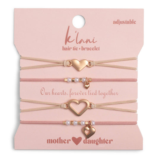 Hair Tie Bracelets- Mother / Daughter