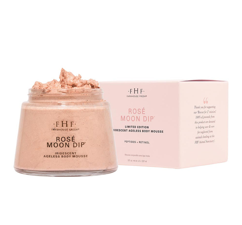Rosé Moon Dip® Back to Youth Ageless Body Mousse - FarmHouse Fresh