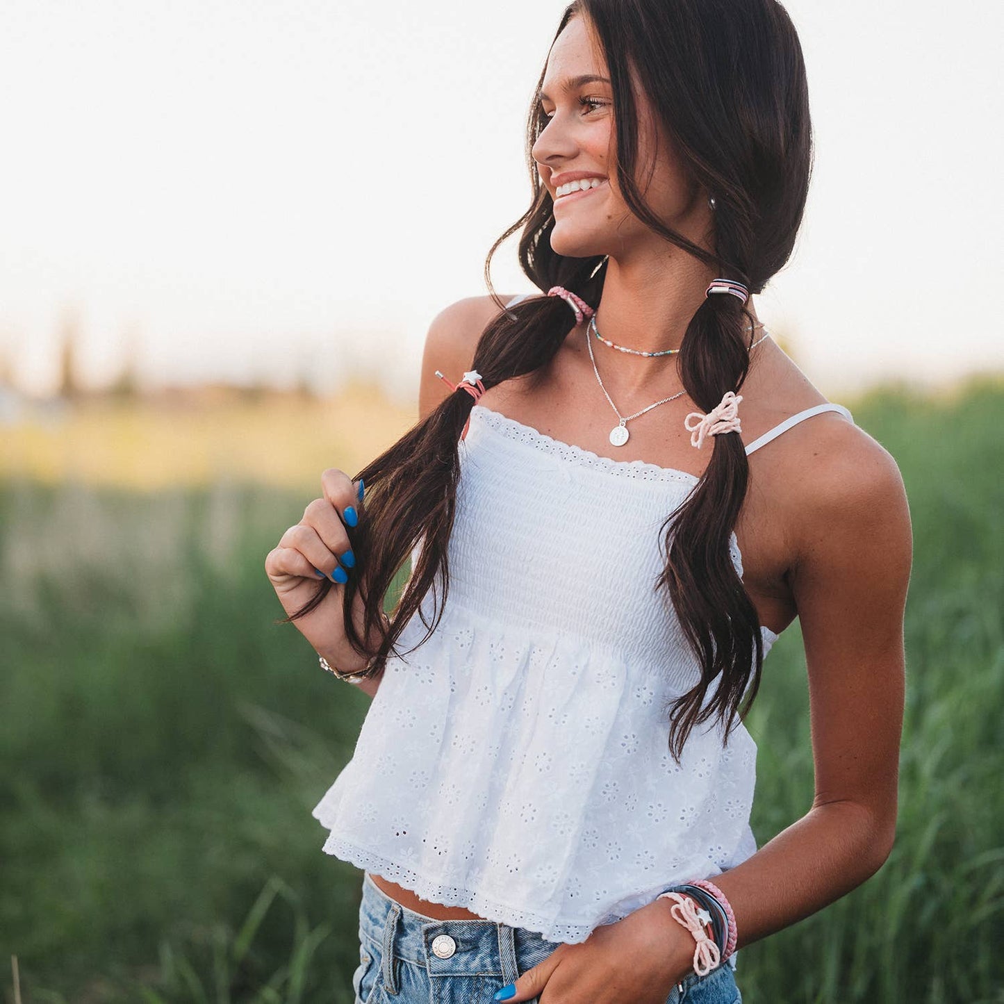 Wish - Hair Tie Bracelet Set