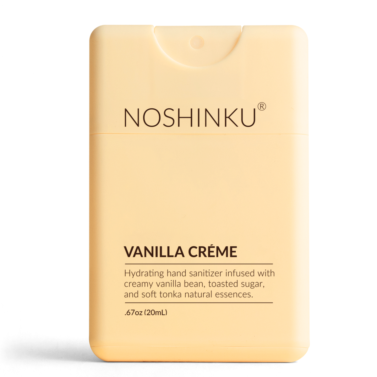 Refillable Vanilla Créme Hydrating Hand Sanitizer Spray - Noshinku