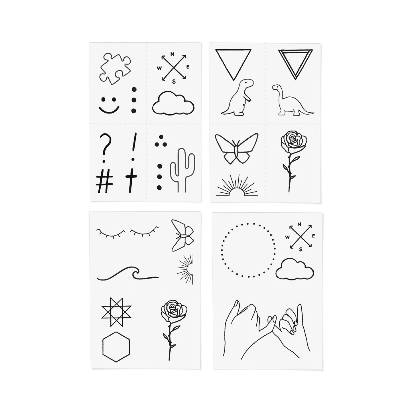 INKED by Dani - Barely There Temporary Tattoo Pack
