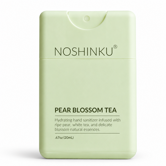 Refillable Pear Blossom Tea Hydrating Pocket Hand Sanitizer - Noshinku