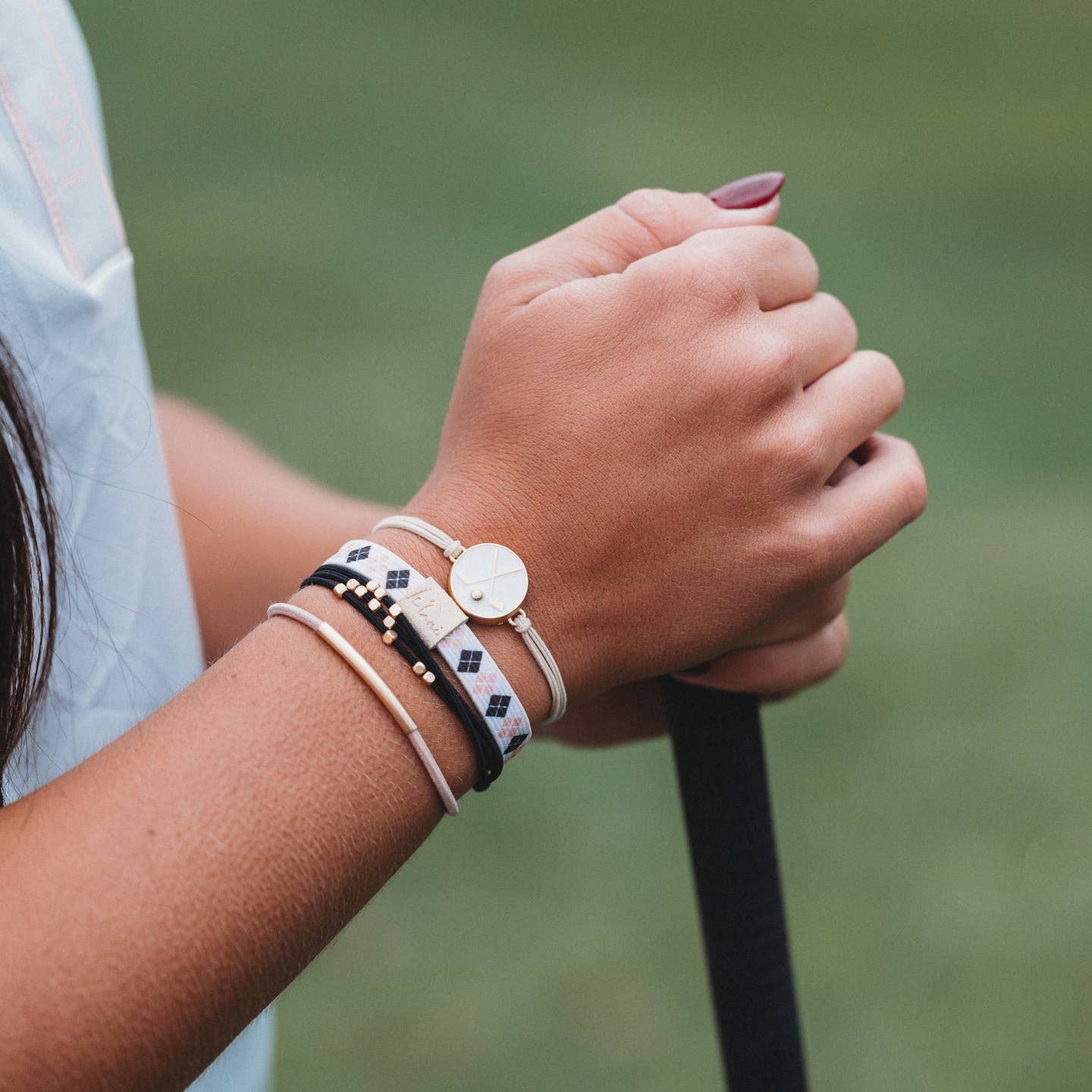 Tee Time Golf  - Hair Tie Bracelet Set