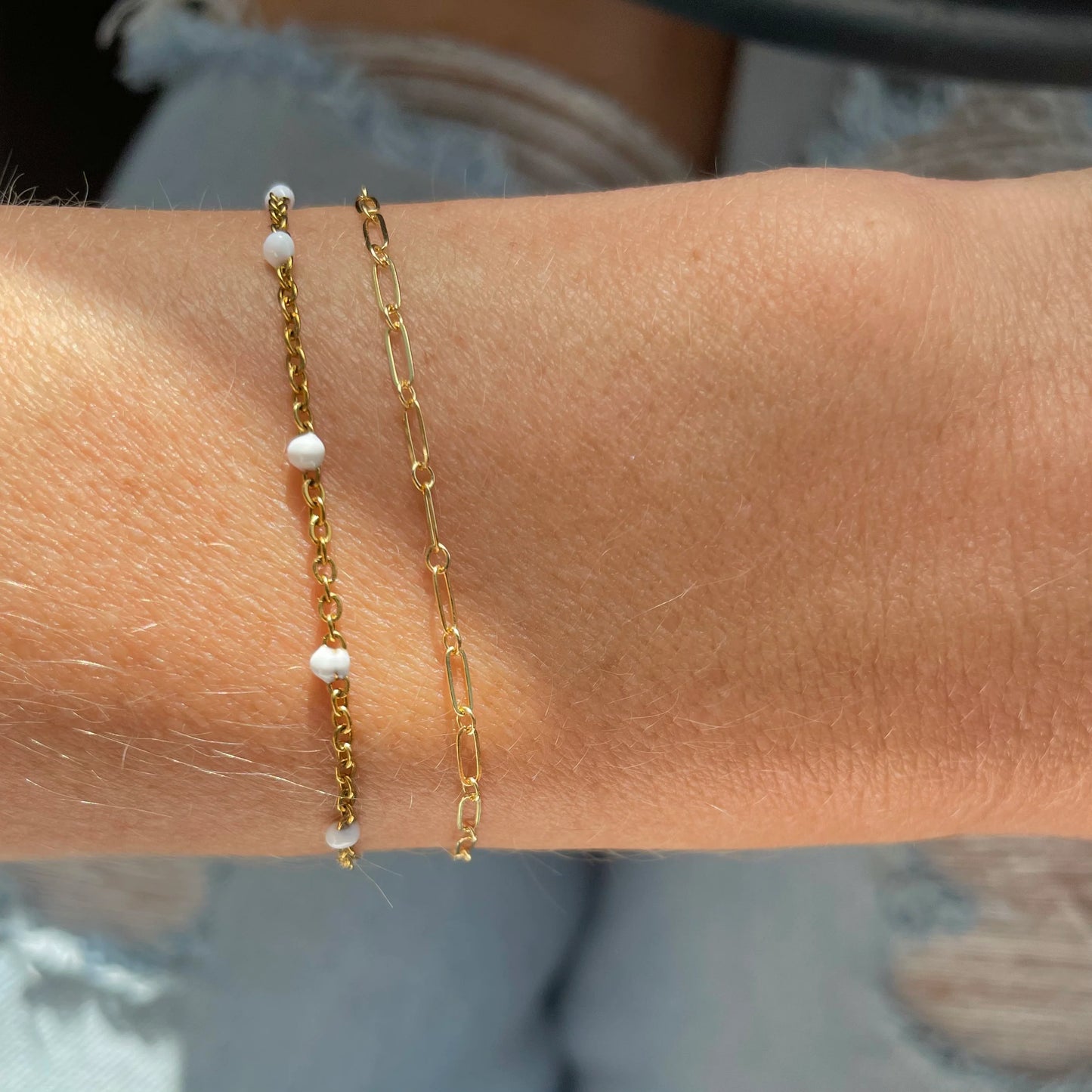 Waterproof Gold Felix Bracelet