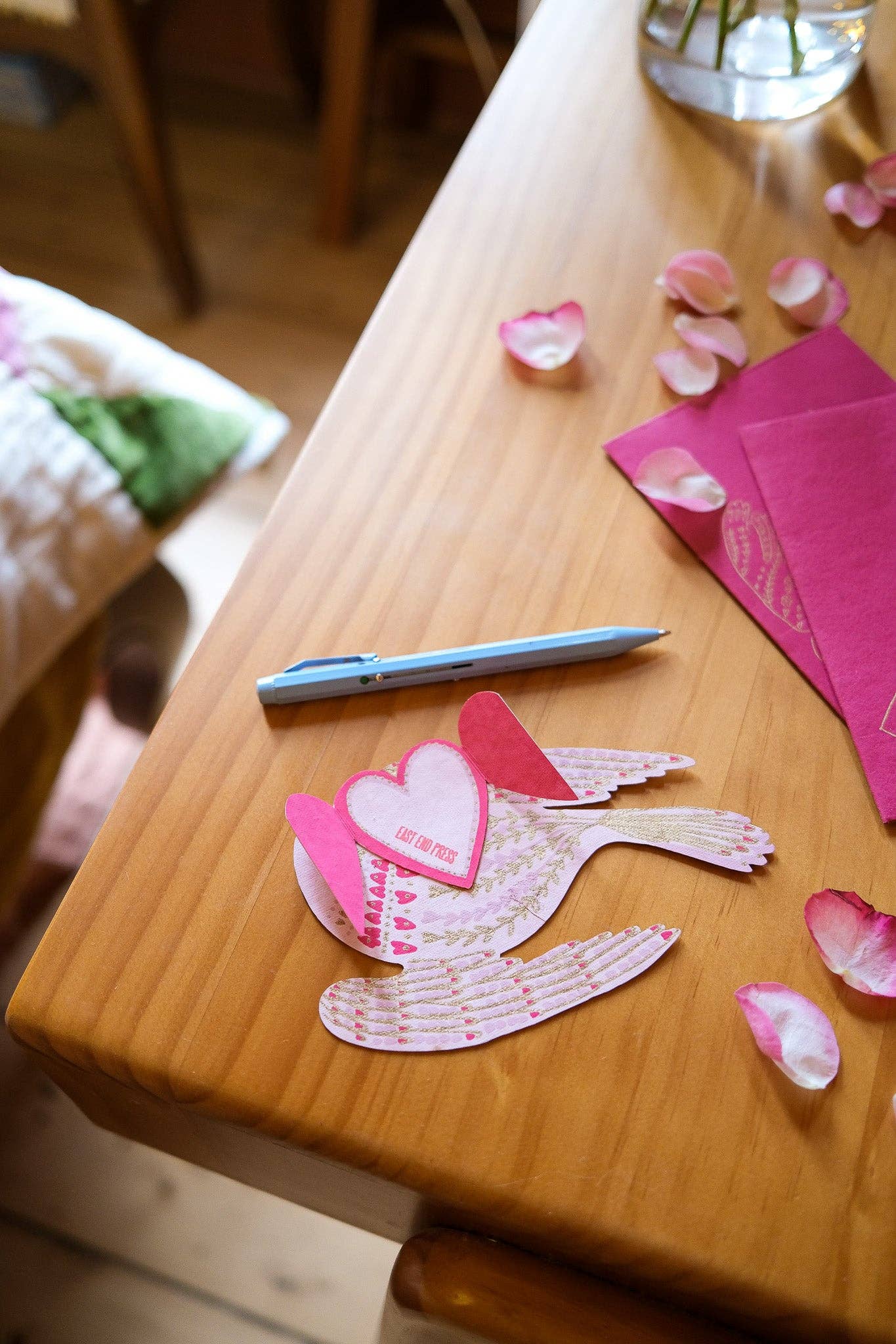 Heart Bird Greeting Card - East End Press