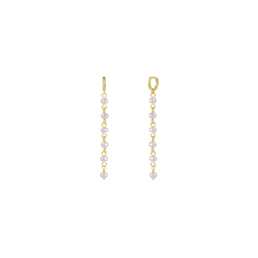 Multi Pearl Drop Earrings - JaxKelly