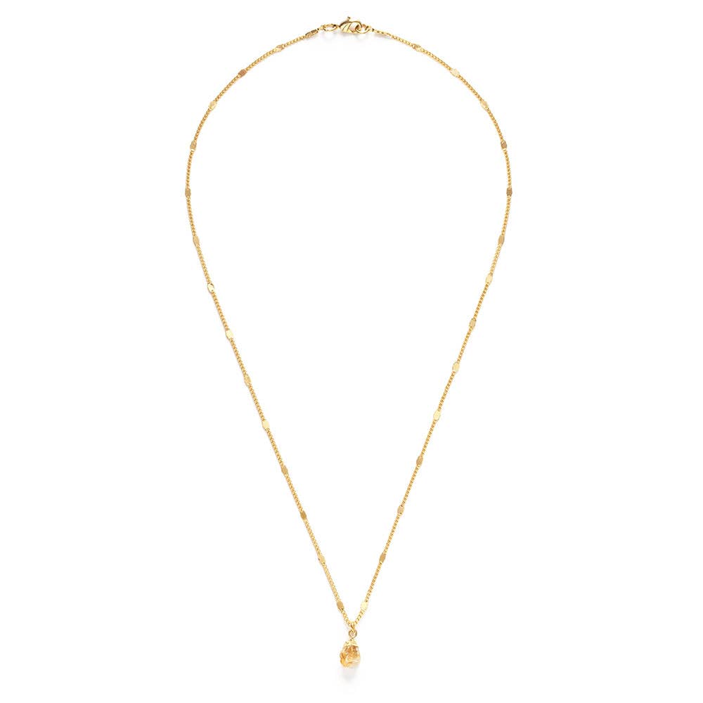 Raw Cut Gemstone Necklaces - Amano Studio