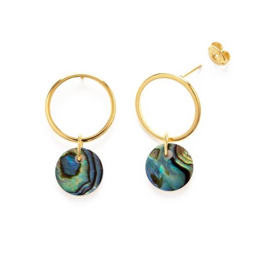 Playa Studs - Abalone Earrings