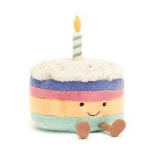 Amuseables Rainbow Birthday Cake - JELLYCAT