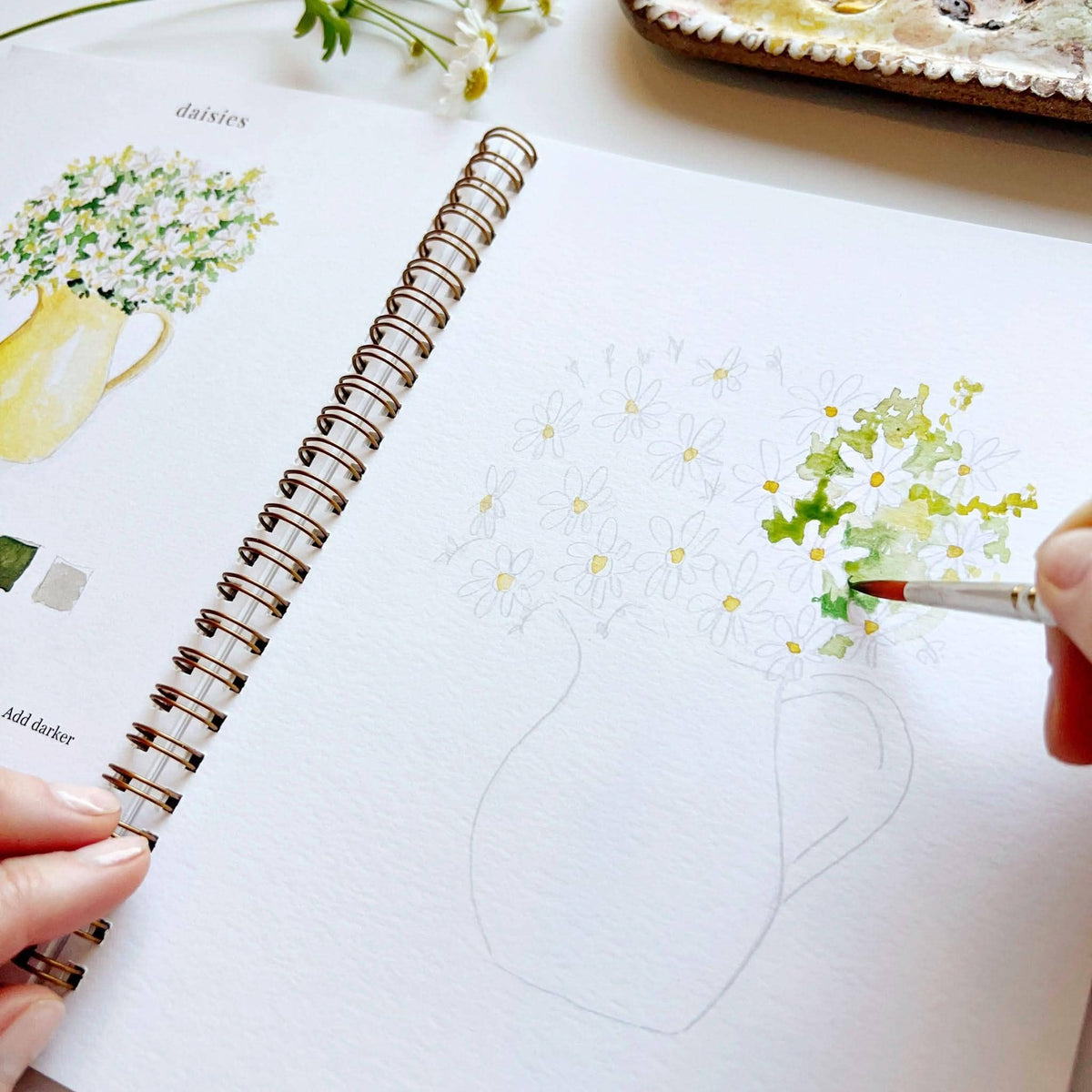 Flowers Watercolor Workbook - emily lex studio