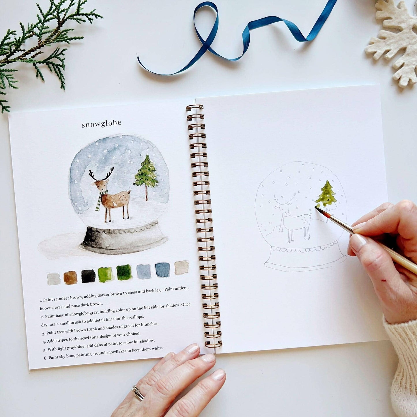Winter Watercolor Workbook - emily lex studio