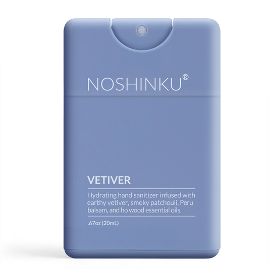Refillable Vetiver Patchouli Hydrating Pocket Hand Sanitizer - Noshinku