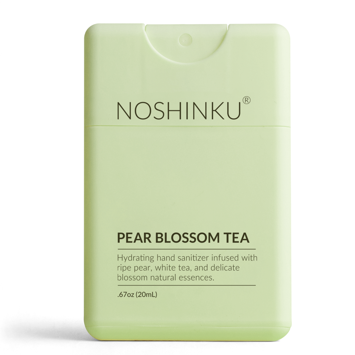 Refillable Pear Blossom Tea Hydrating Pocket Hand Sanitizer - Noshinku