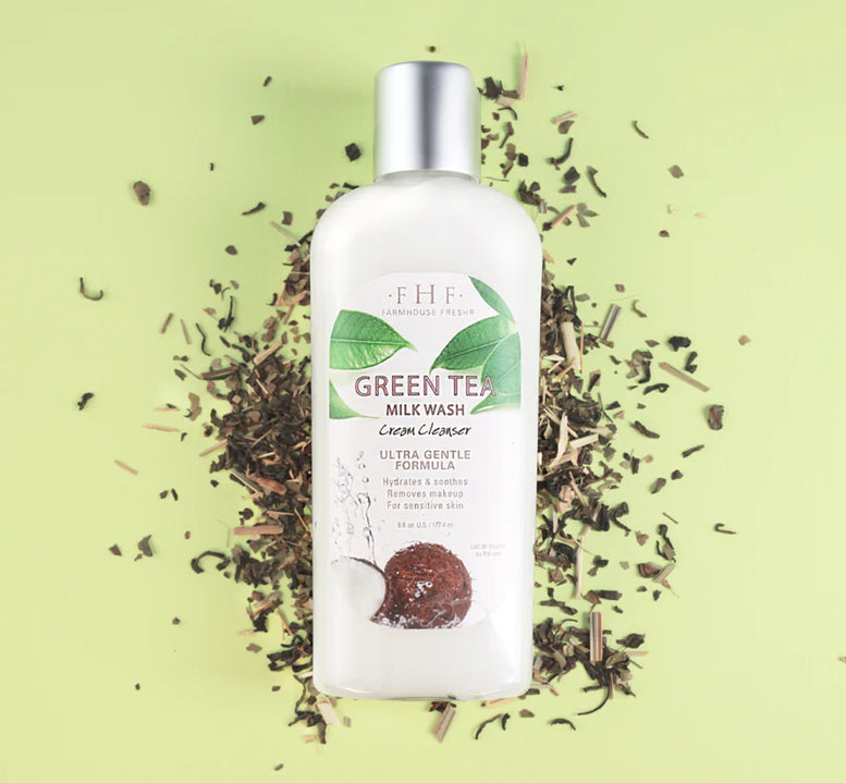 Green Tea Milk Wash Cream Cleanser