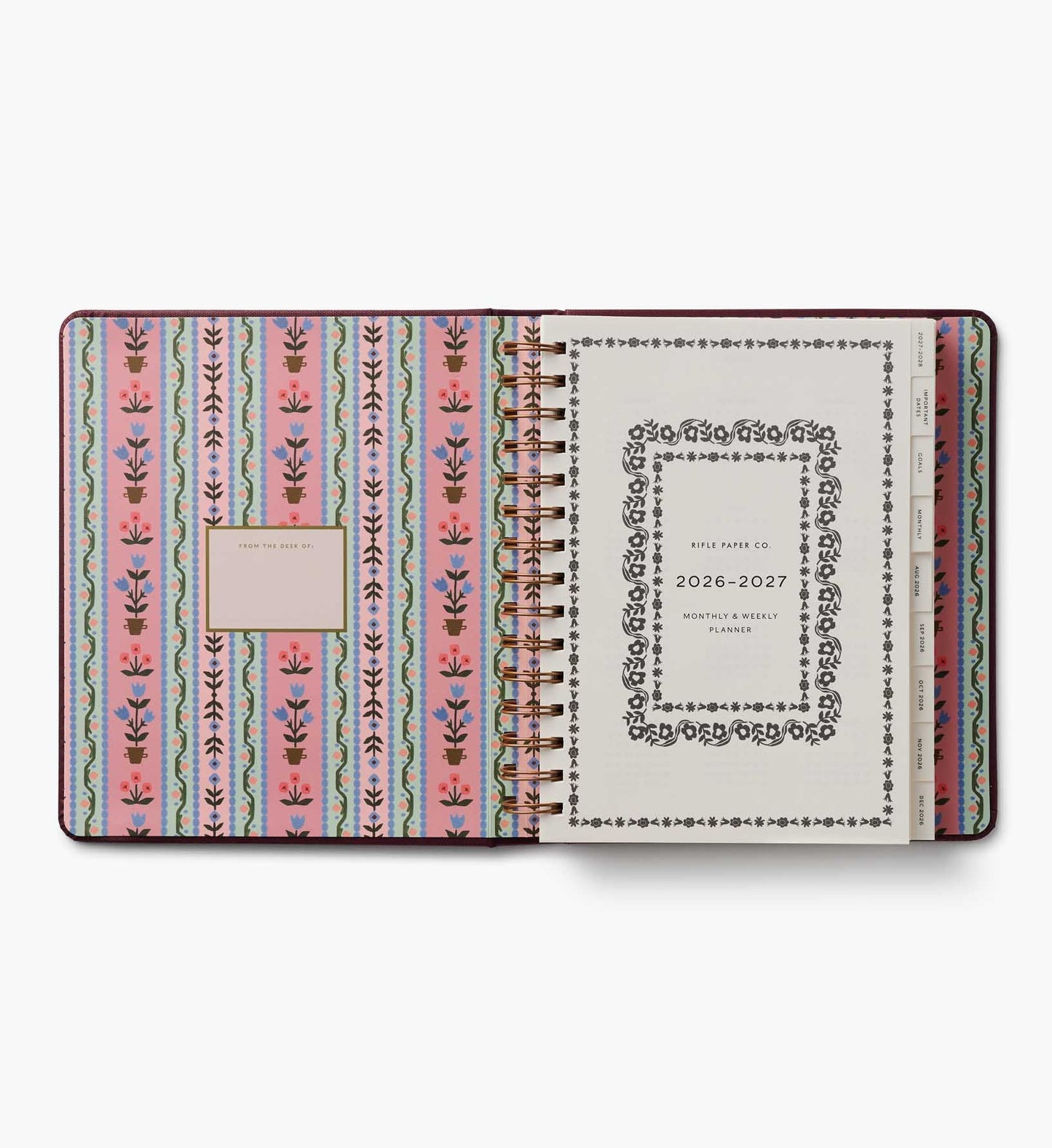 2027 Ladies Night Book Club 17-Month Academic Covered Spiral Planner