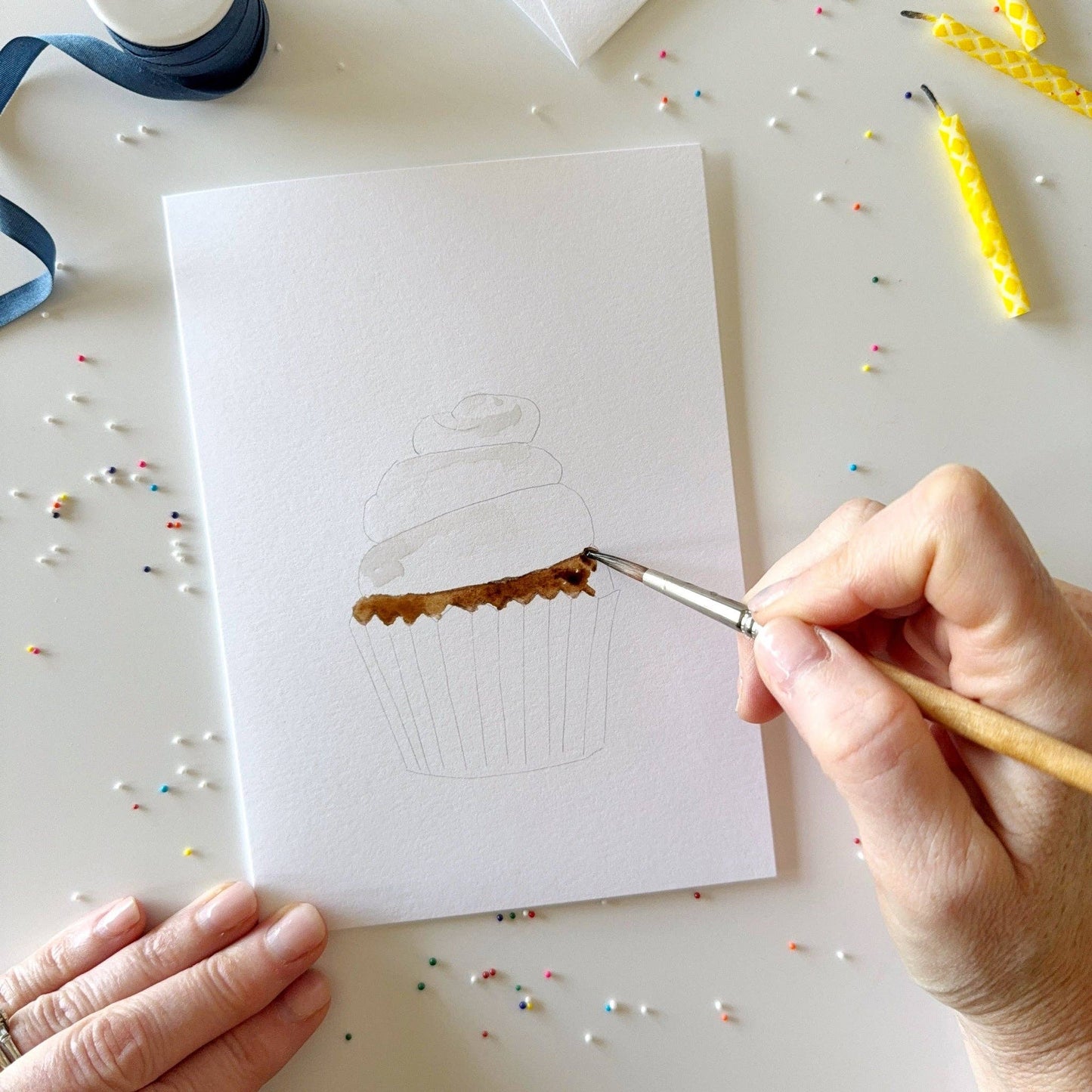 Celebrate Paintable Notecards - emily lex studio