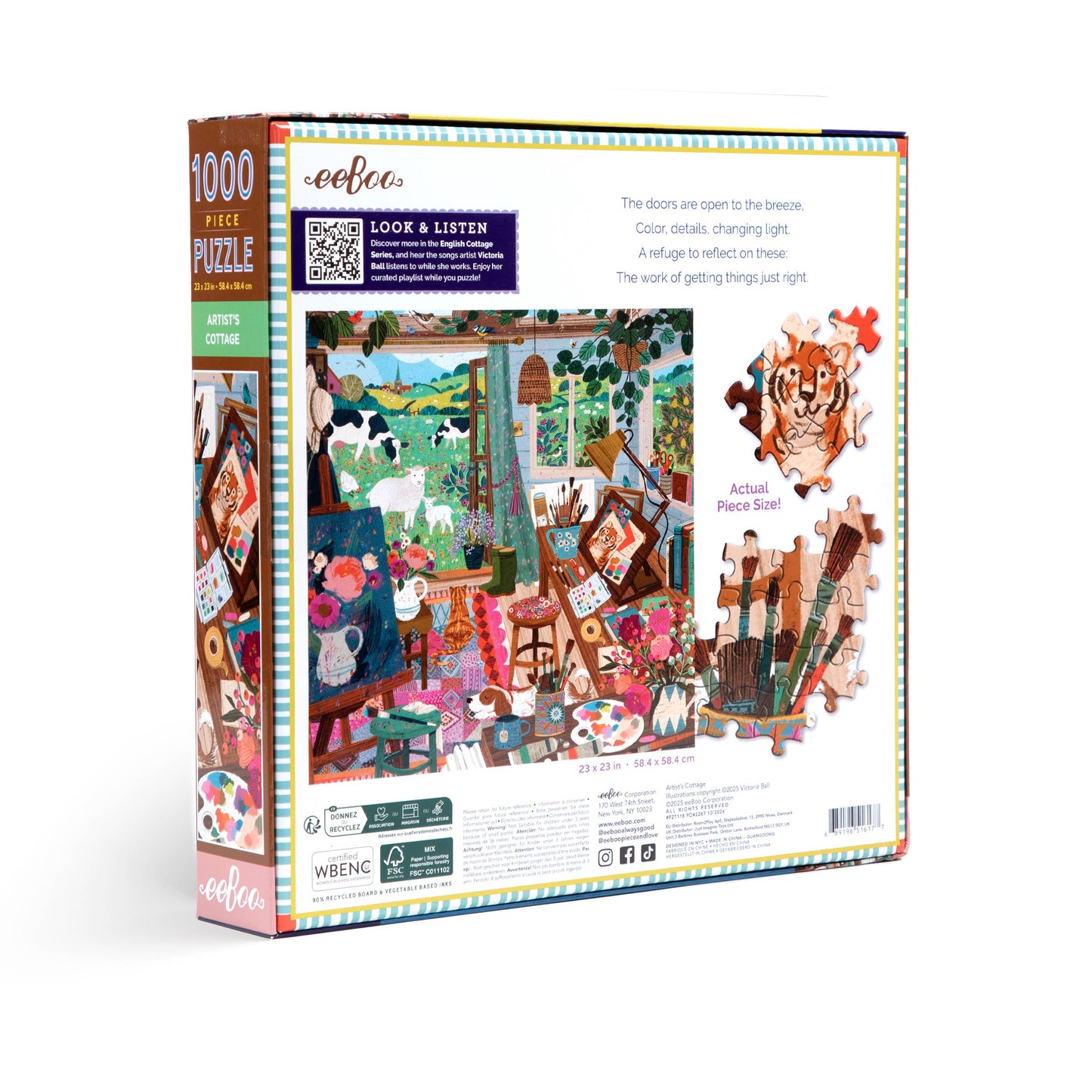 Artist's Cottage 1000 Sq Puzzle