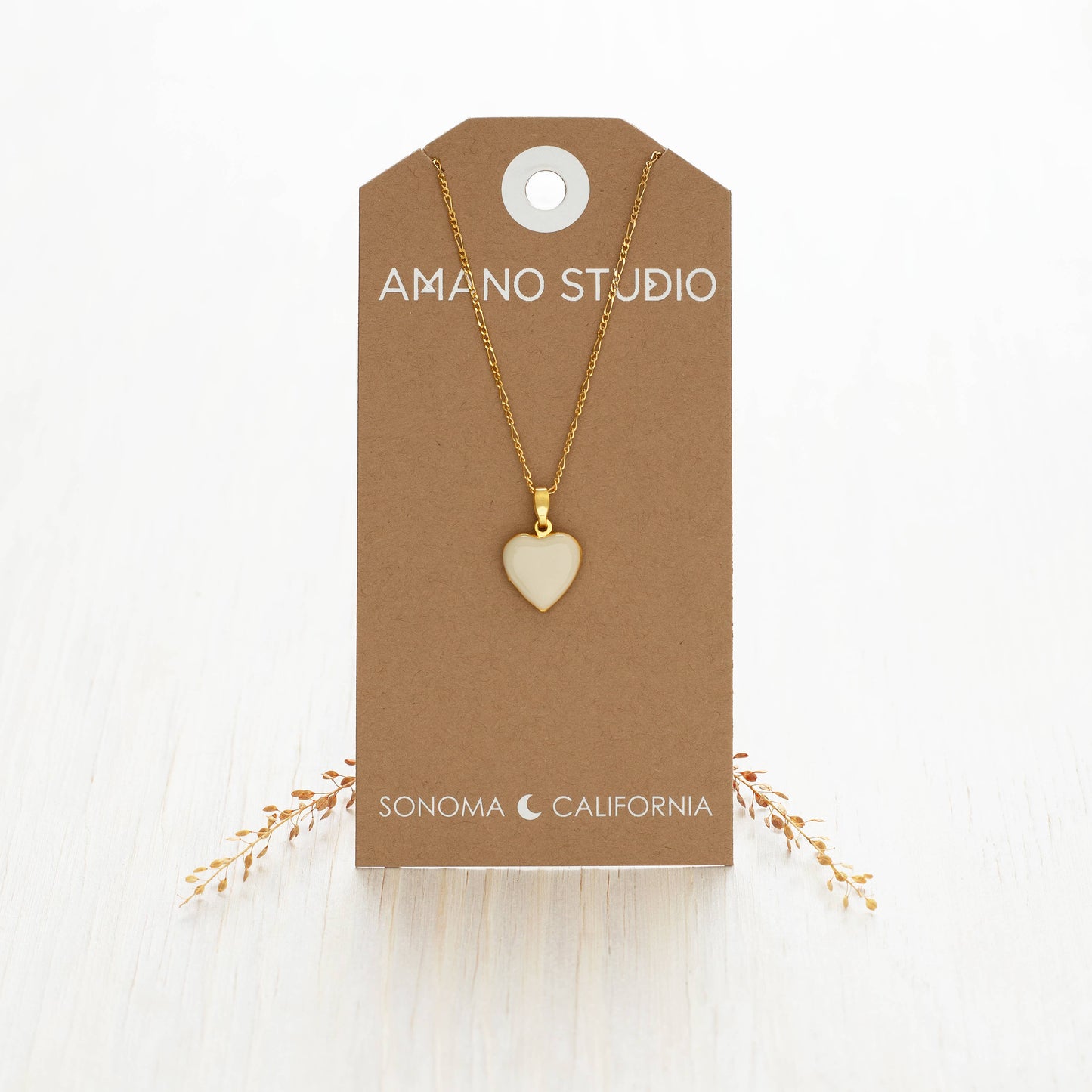 Amano Studio - Small Heart Enamel Locket