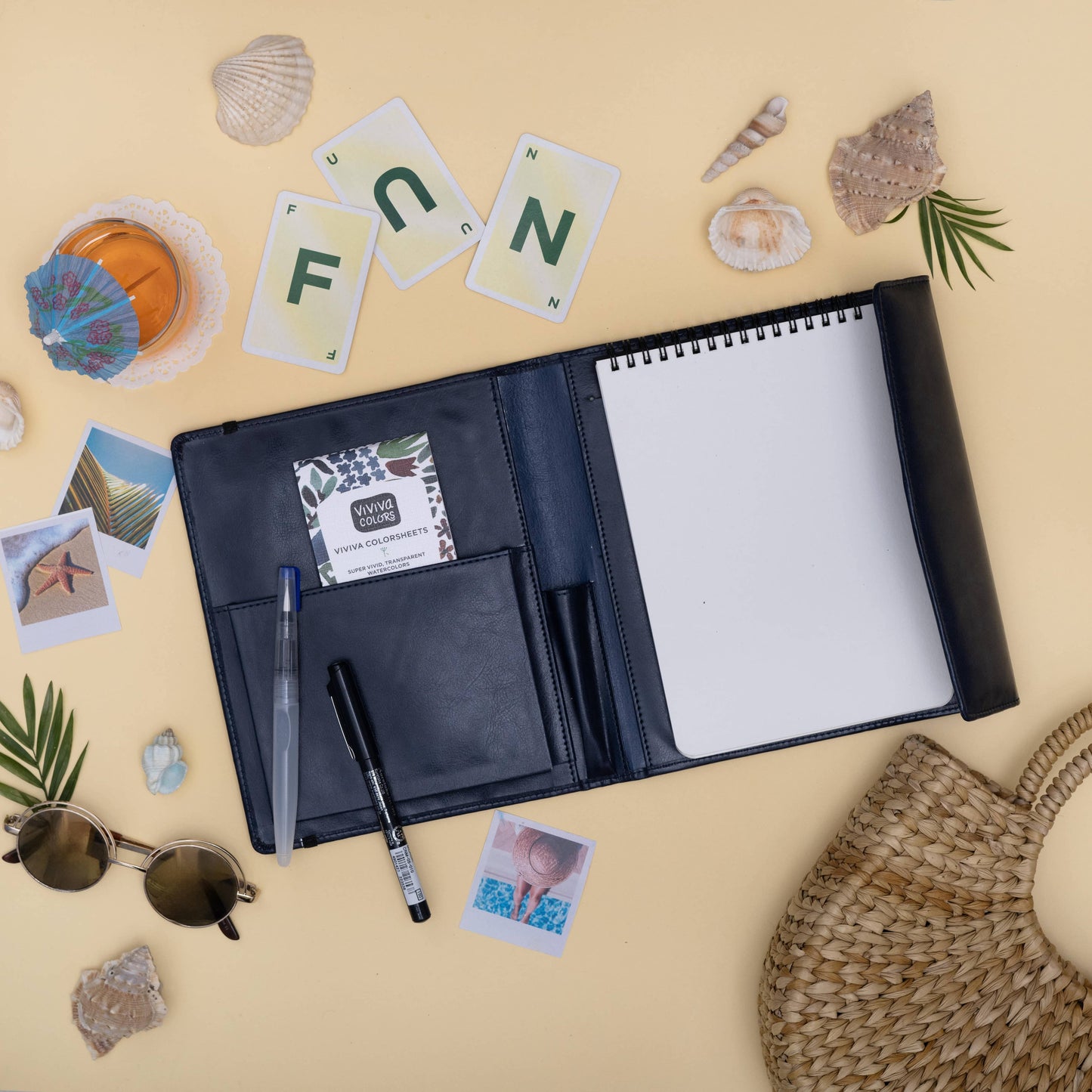 Travel Paint Kit - Vegan Leather - A5