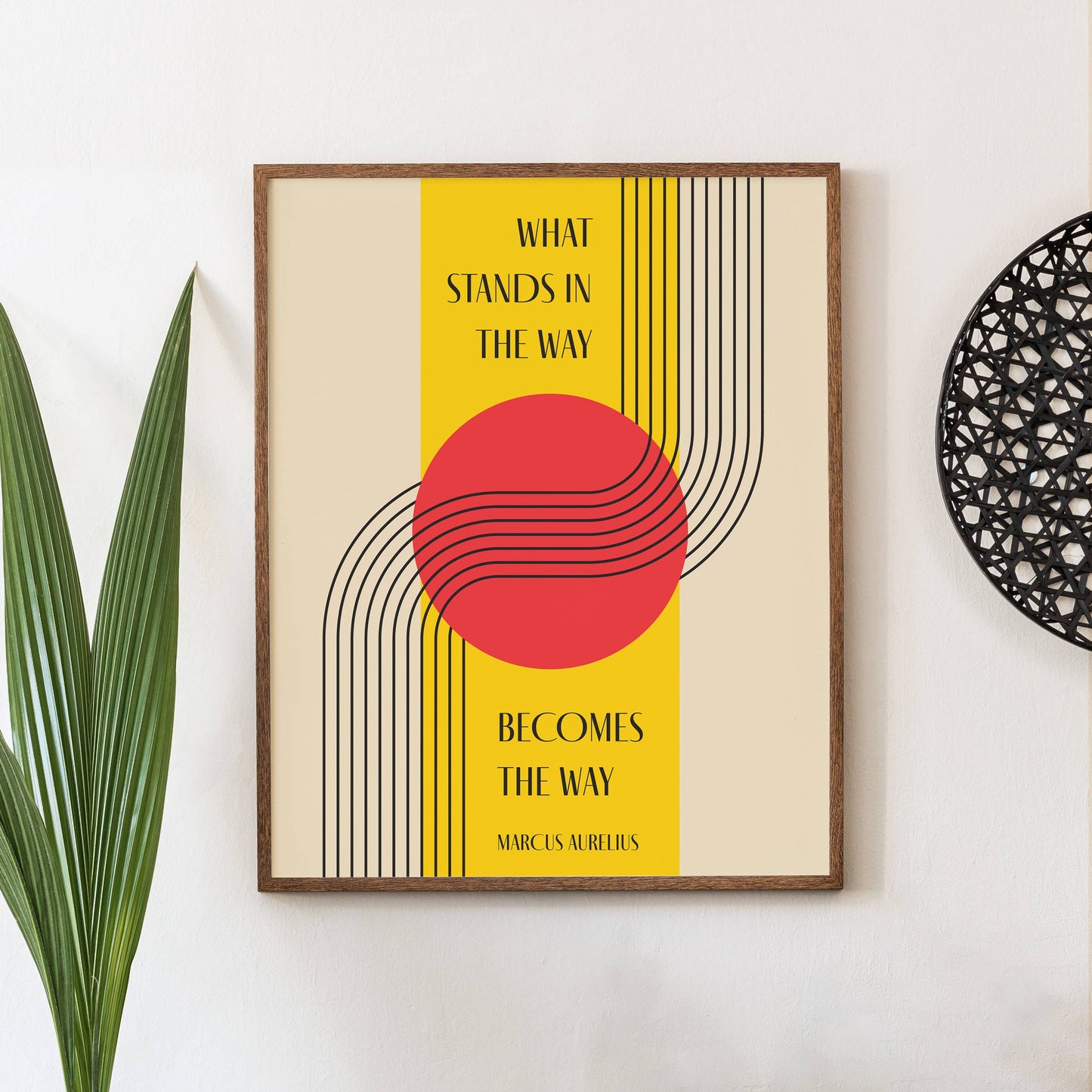 The Way - Marcus Aurelius - Stoic Philosophy Art Print - Typeset Studio