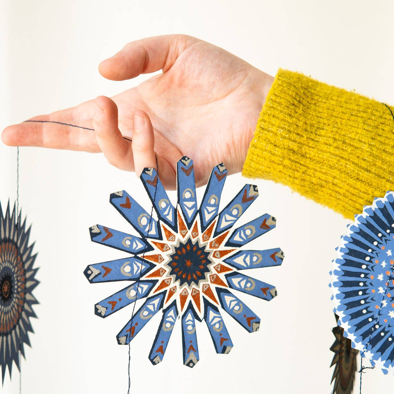 Stars Sewn Garland - East End Press