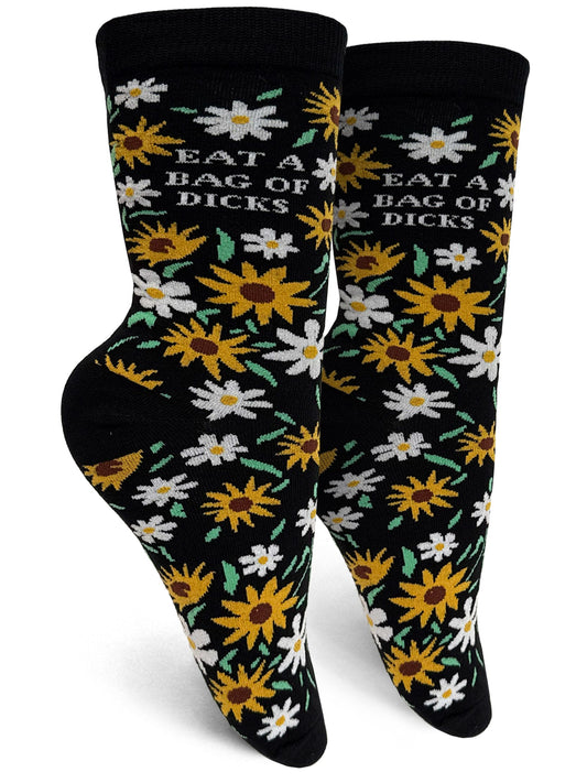 Eat A Bag Of Dicks Womens Crew Socks