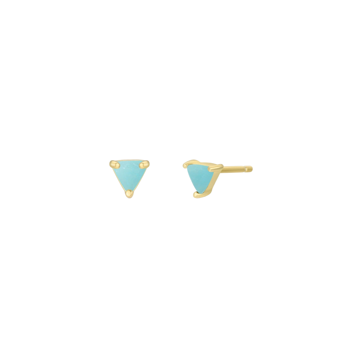 Mini Energy Gem Earrings - Amazonite - JaxKelly
