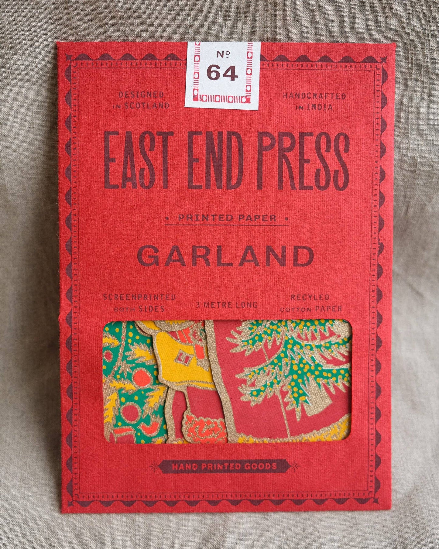 Saint Nicholas Garland - Screen Printed by Hand