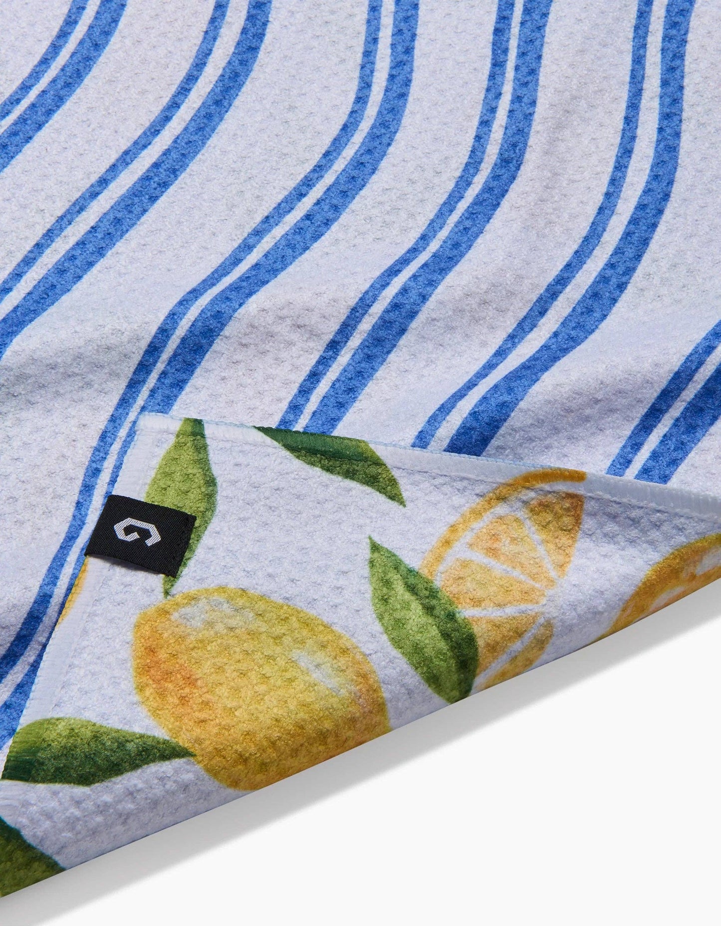 Lemon Bliss Double Sided Tea Towel - Geometry