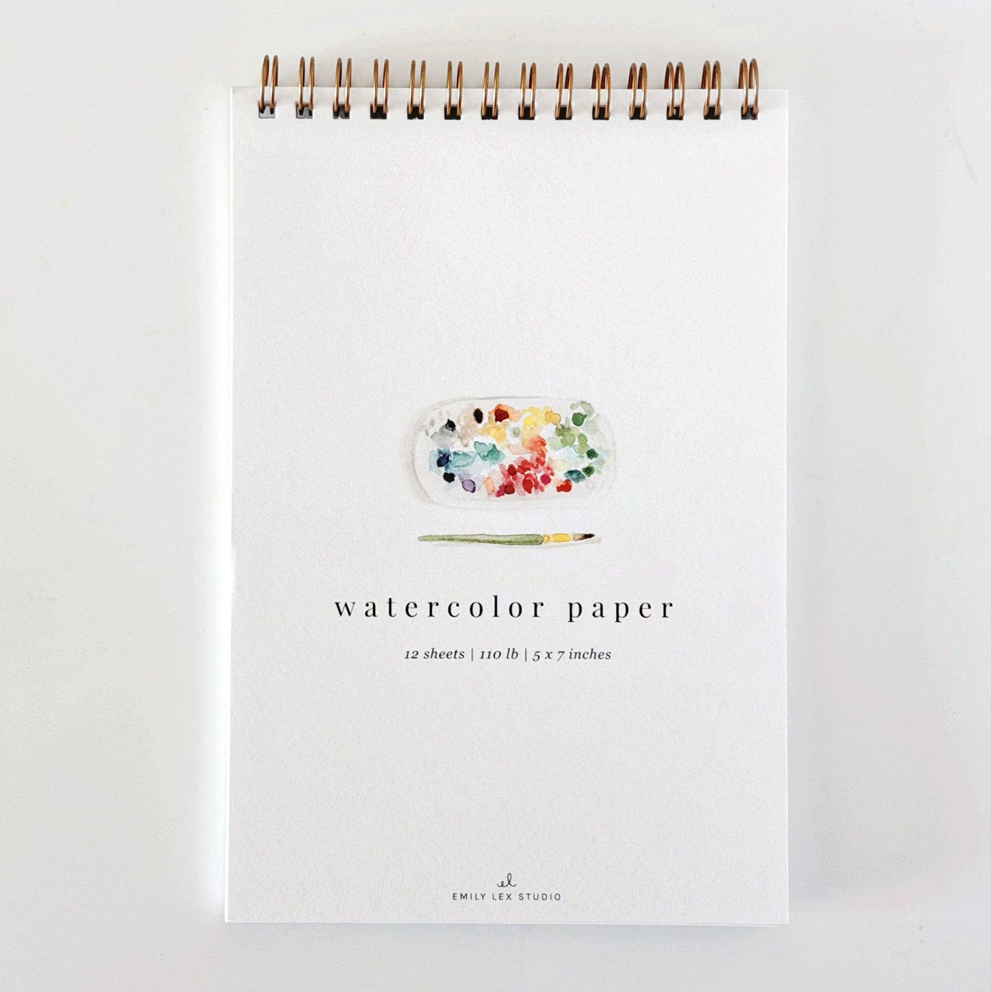 Spiral Watercolor Paper Pad - emily lex studio