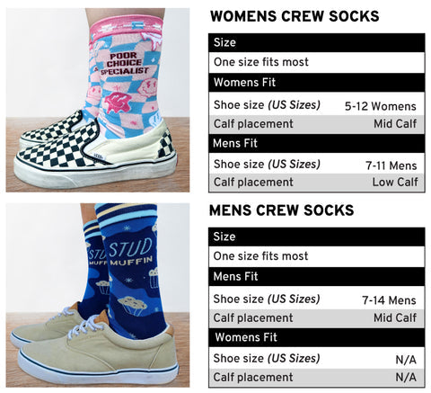 Fuck If I Know Mens Crew Socks