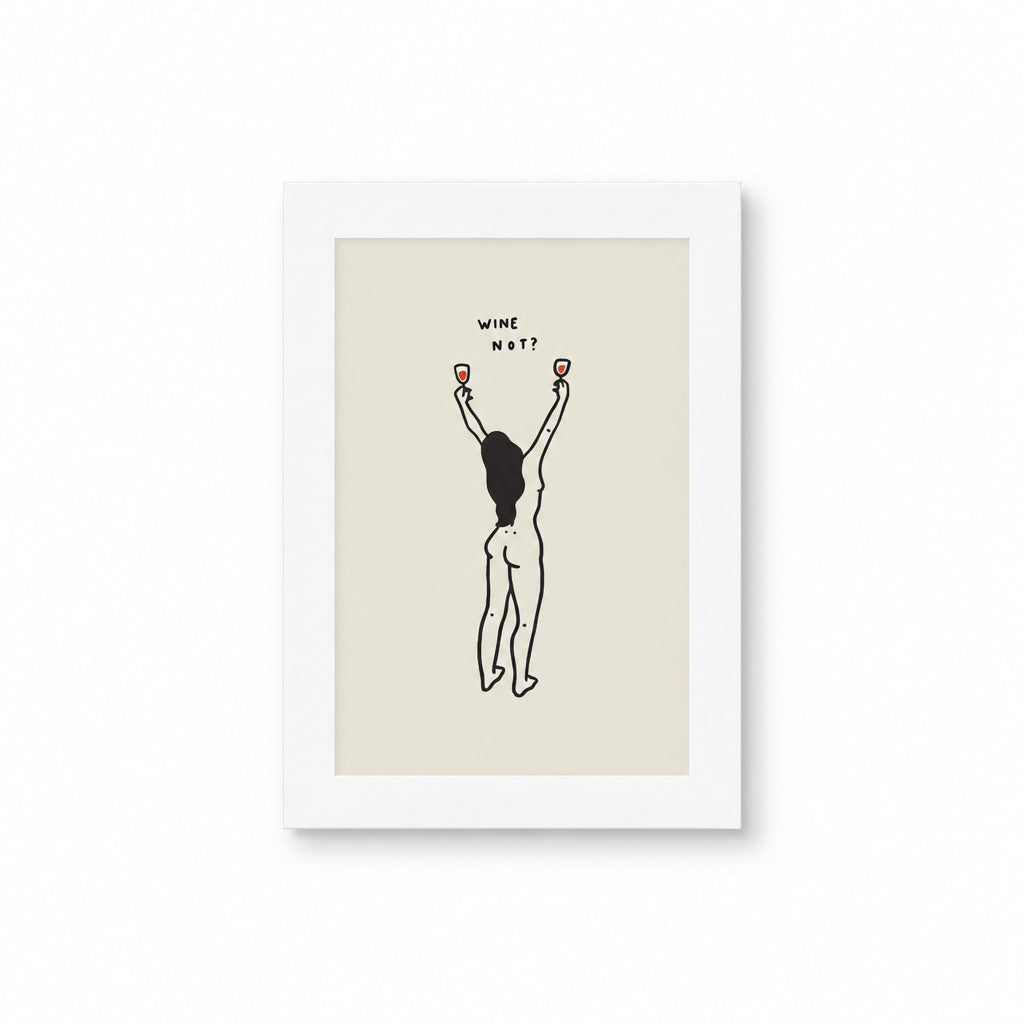“Wine Not?” Art Print - Tumbleweed Design Studios